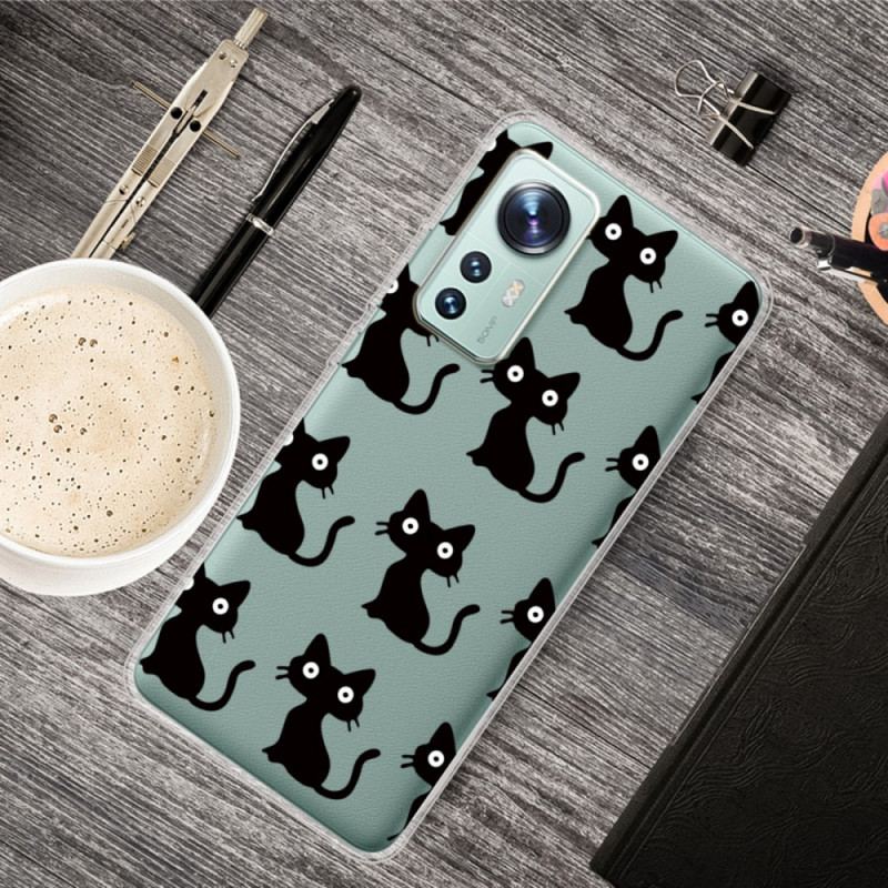 Capa Para Xiaomi 12 Pro Gatos Engraçados