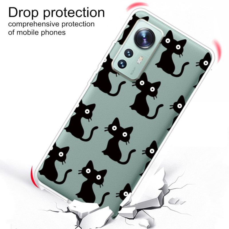 Capa Para Xiaomi 12 Pro Gatos Engraçados