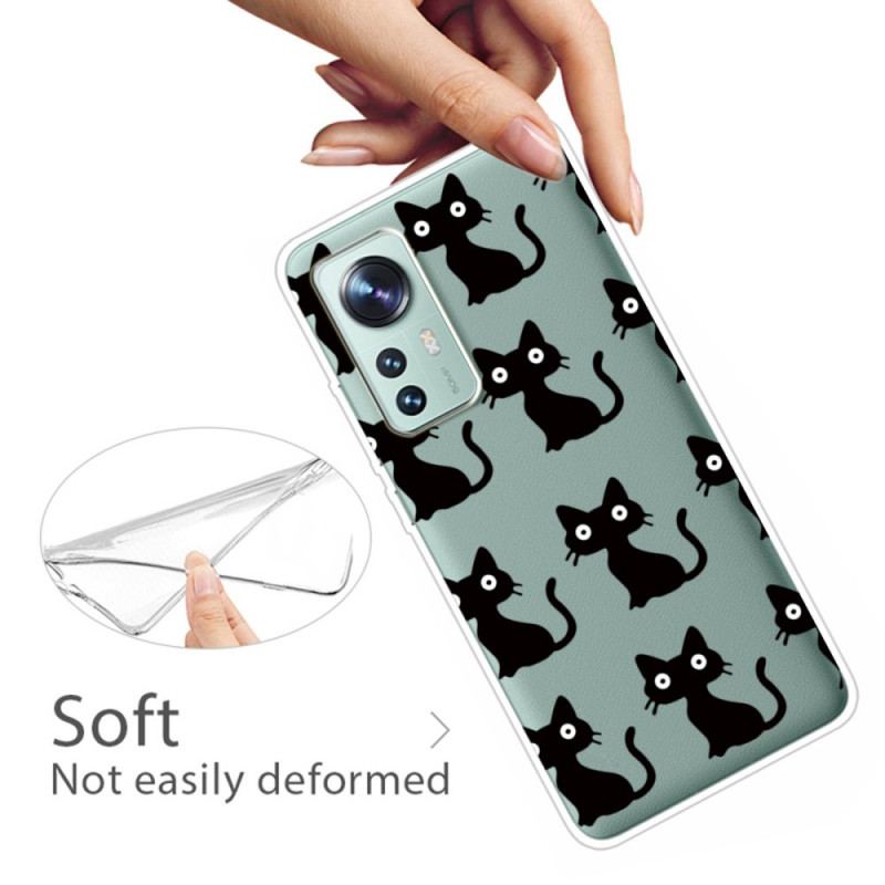 Capa Para Xiaomi 12 Pro Gatos Engraçados