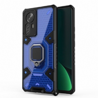 Capa Para Xiaomi 12 Pro Honeycomb Com Suporte De Anel