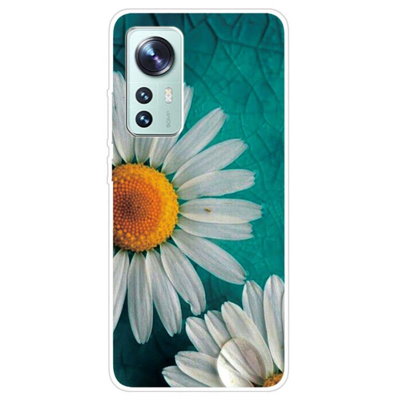 Capa Para Xiaomi 12 Pro Silicone Floral