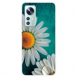 Capa Para Xiaomi 12 Pro Silicone Floral