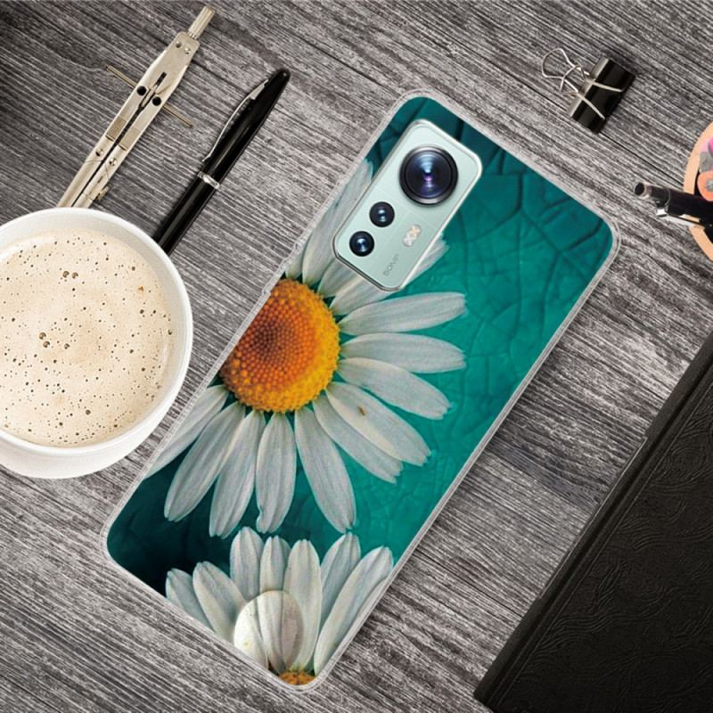 Capa Para Xiaomi 12 Pro Silicone Floral