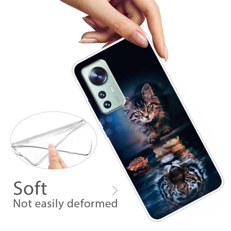 Capa Para Xiaomi 12 Pro Silicone Para Gato Vigilante