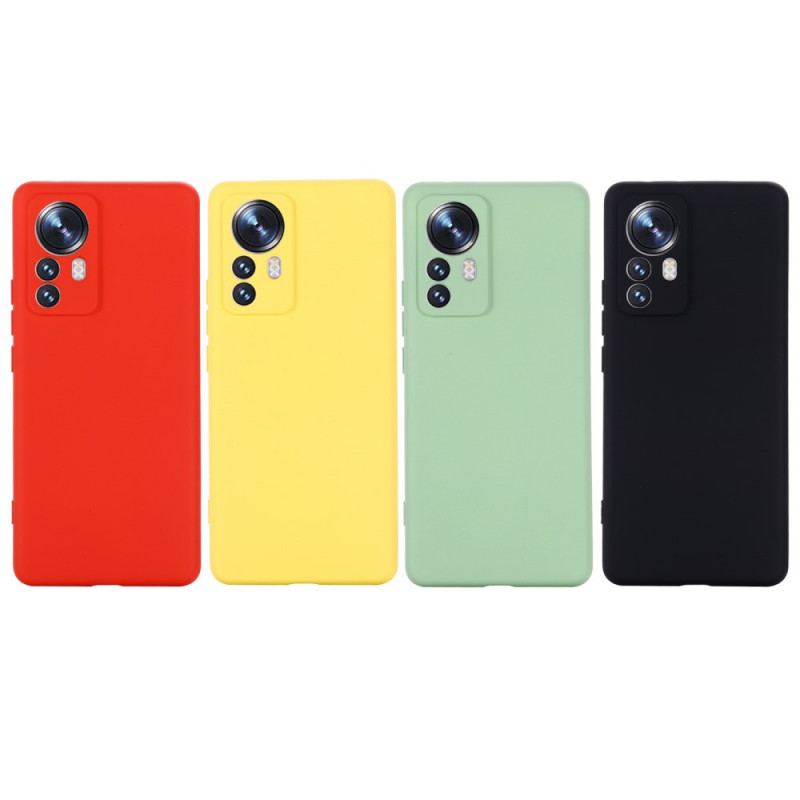 Capa Para Xiaomi 12 Pro Silicone Líquido Com Cordão