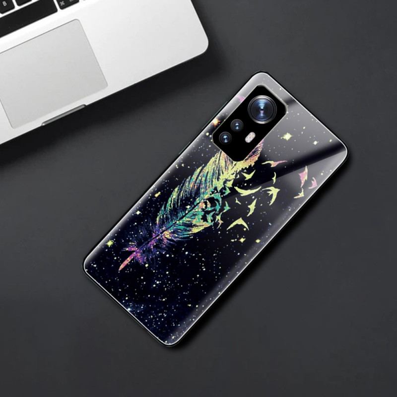 Capa Para Xiaomi 12 Pro Vidro Temperado De Penas