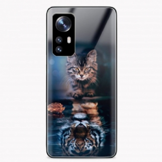 Capa Para Xiaomi 12 Pro Vigilante Gato Vidro Temperado