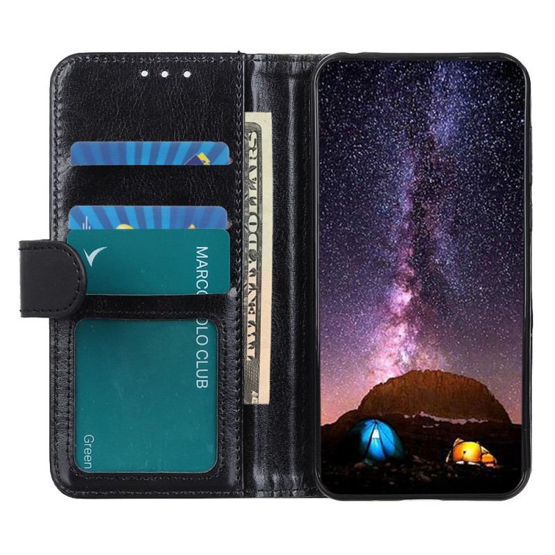 Capa De Couro Para Moto G41 / G31 Frozen Finesse