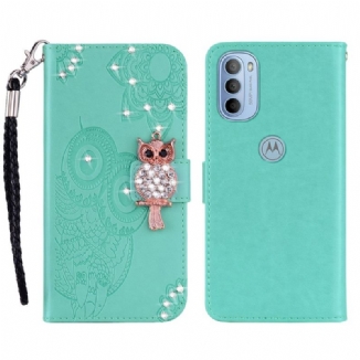 Capa Flip Para Moto G41 / G31 Coruja Mandala E Charme