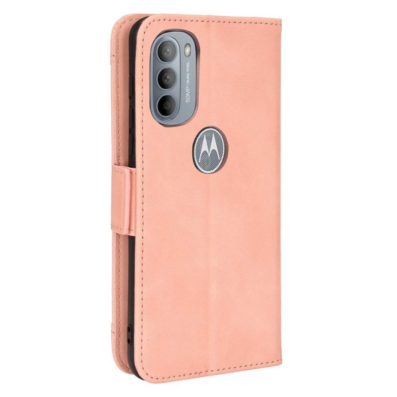 Capa Flip Para Moto G41 / G31 Multi-card Premier Class