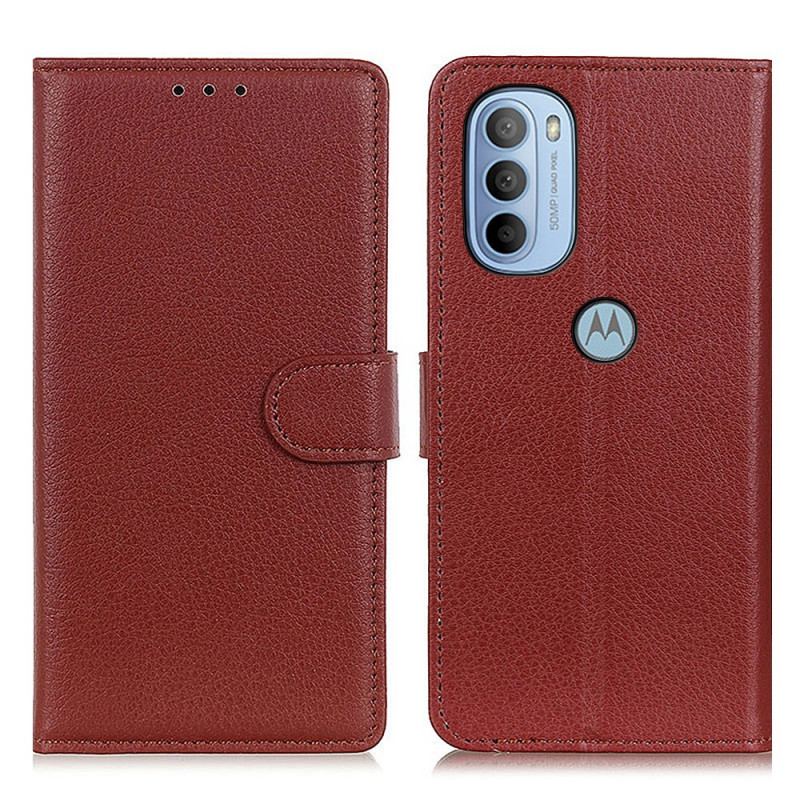 Capa Flip Para Moto G41 / G31 Tradicionalmente Lichia