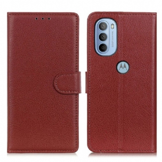 Capa Flip Para Moto G41 / G31 Tradicionalmente Lichia