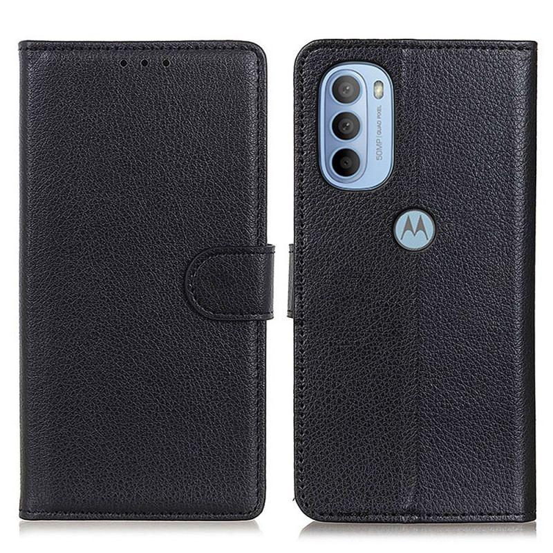 Capa Flip Para Moto G41 / G31 Tradicionalmente Lichia