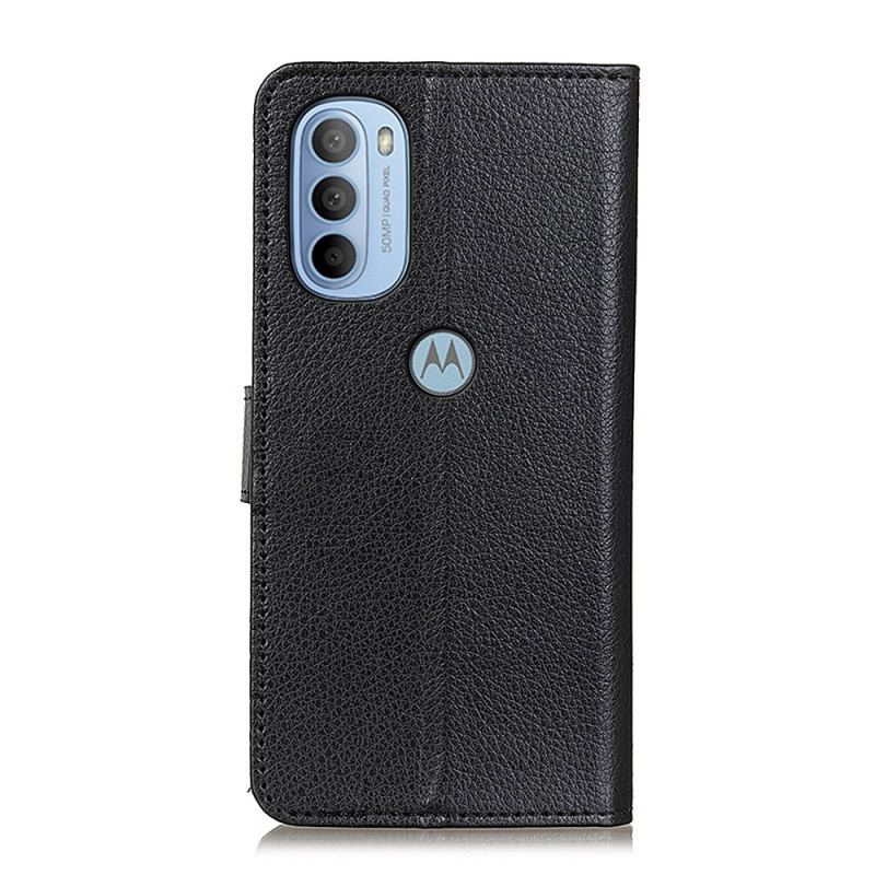 Capa Flip Para Moto G41 / G31 Tradicionalmente Lichia