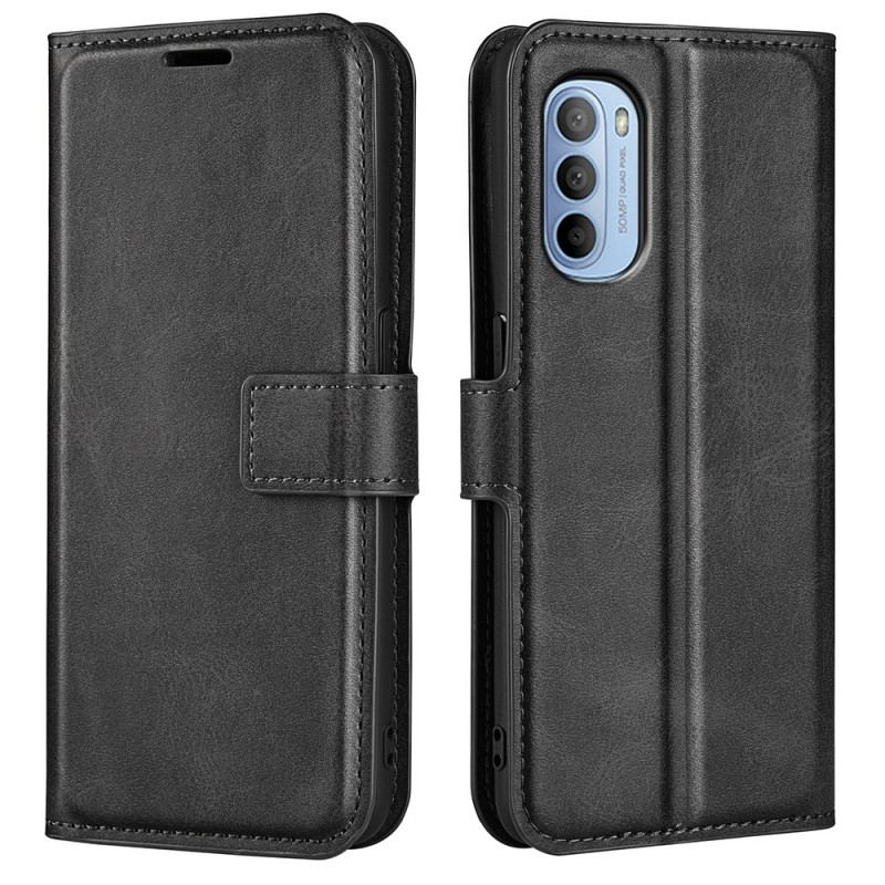 Capa Folio Para Moto G41 / G31 Efeito De Couro Extremo Fino