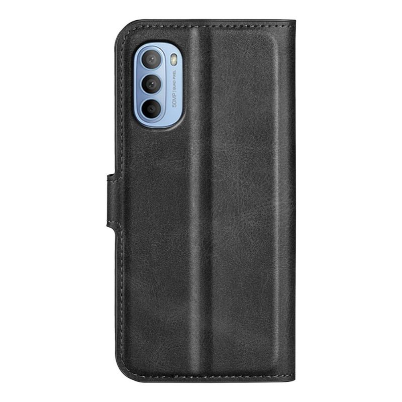 Capa Folio Para Moto G41 / G31 Efeito De Couro Extremo Fino