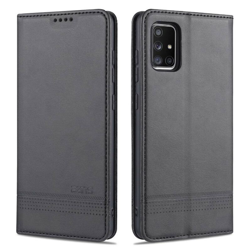 Capa De Celular Para Samsung Galaxy A51 Flip Estilo De Couro Azns