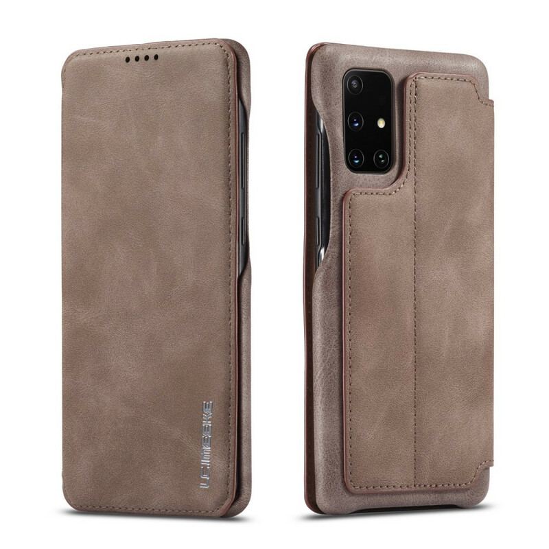 Capa De Celular Para Samsung Galaxy A51 Flip Lc.imeeke Efeito Couro