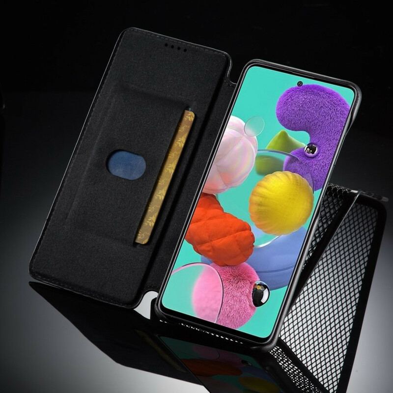 Capa De Celular Para Samsung Galaxy A51 Flip Lc.imeeke Efeito Couro