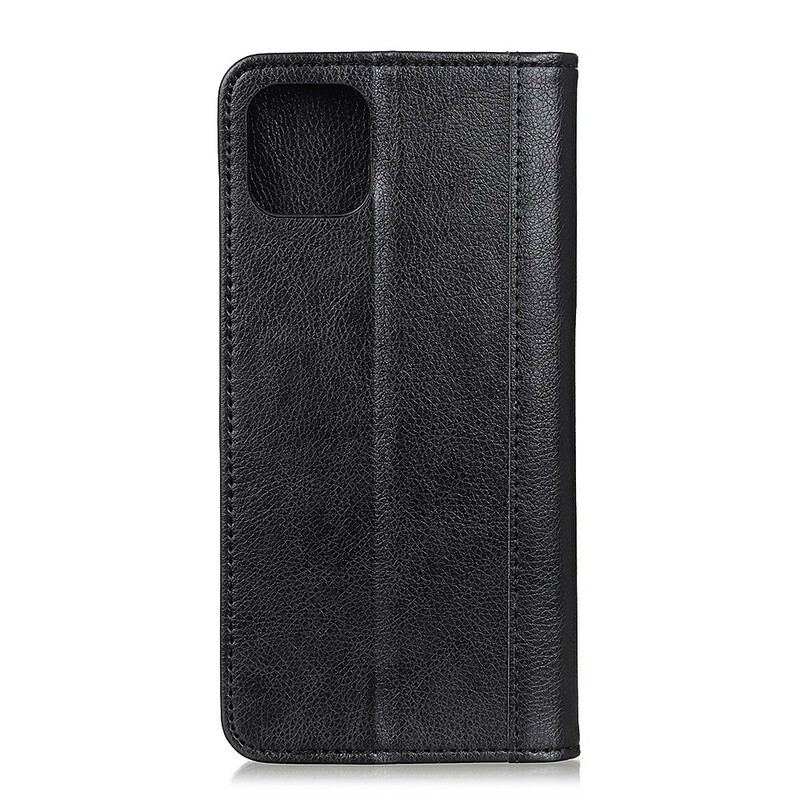 Capa De Celular Para Samsung Galaxy A51 Flip Versão Couro Rachado