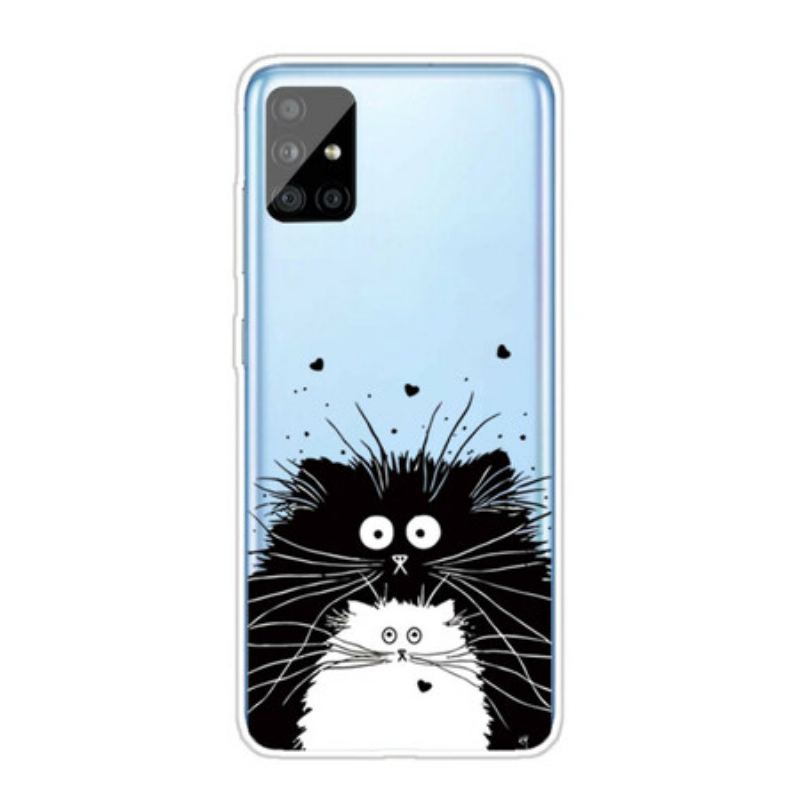 Capa De Celular Para Samsung Galaxy A51 Olha Os Gatos