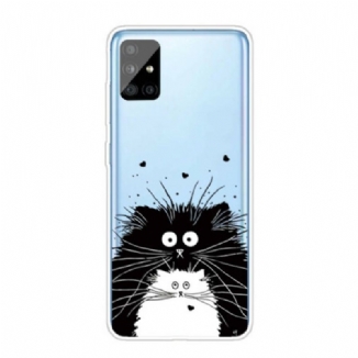 Capa De Celular Para Samsung Galaxy A51 Olha Os Gatos