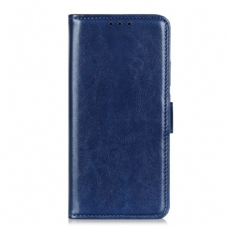 Capa De Couro Para Samsung Galaxy A51 Efeito Couro Brilhante