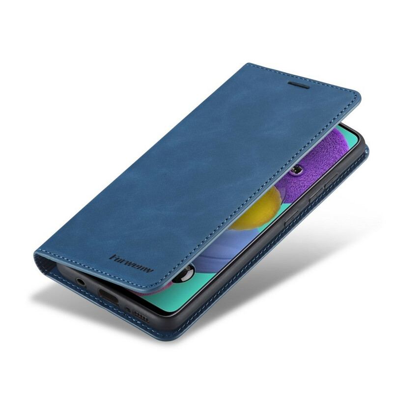 Capa Em Pele Para Samsung Galaxy A51 Forwenw Efeito Couro