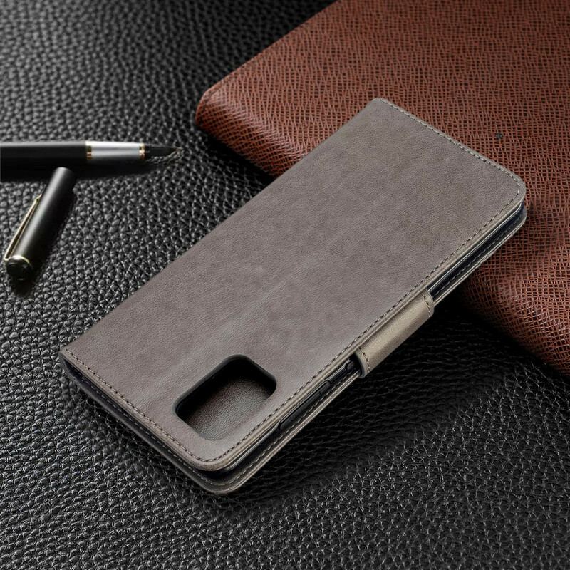 Capa Flip Para Samsung Galaxy A51 Borboletas Voando Com Cordão