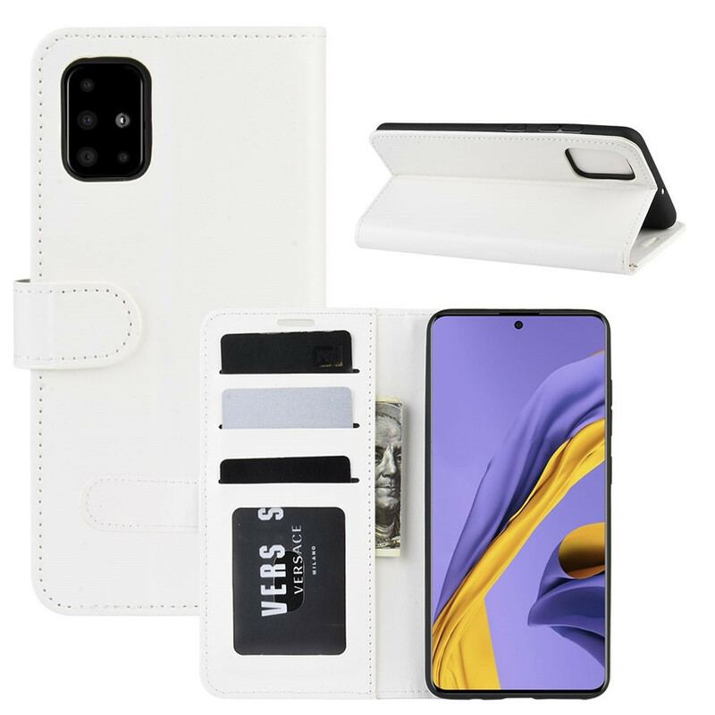 Capa Flip Para Samsung Galaxy A51 Couro Ultra Sintético