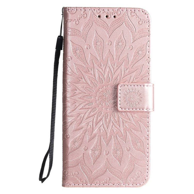 Capa Folio Para Samsung Galaxy A51 Flor Do Sol