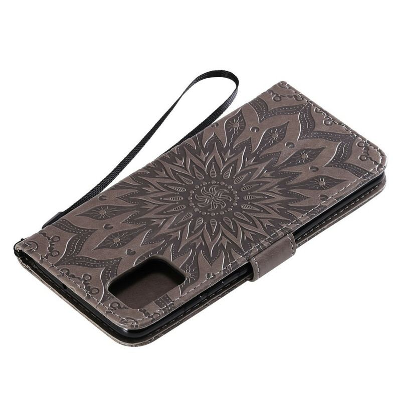 Capa Folio Para Samsung Galaxy A51 Flor Do Sol