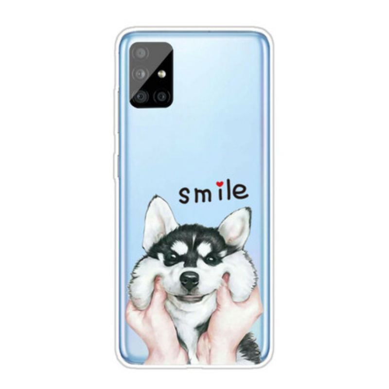 Capa Para Samsung Galaxy A51 Cachorro Sorridente