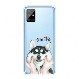 Capa Para Samsung Galaxy A51 Cachorro Sorridente