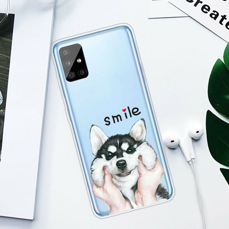 Capa Para Samsung Galaxy A51 Cachorro Sorridente