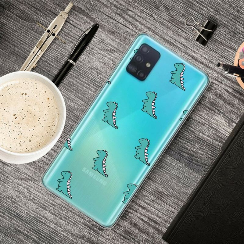 Capa Para Samsung Galaxy A51 Dinossauros