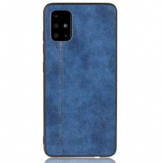 Capa Para Samsung Galaxy A51 Efeito Couro Couture