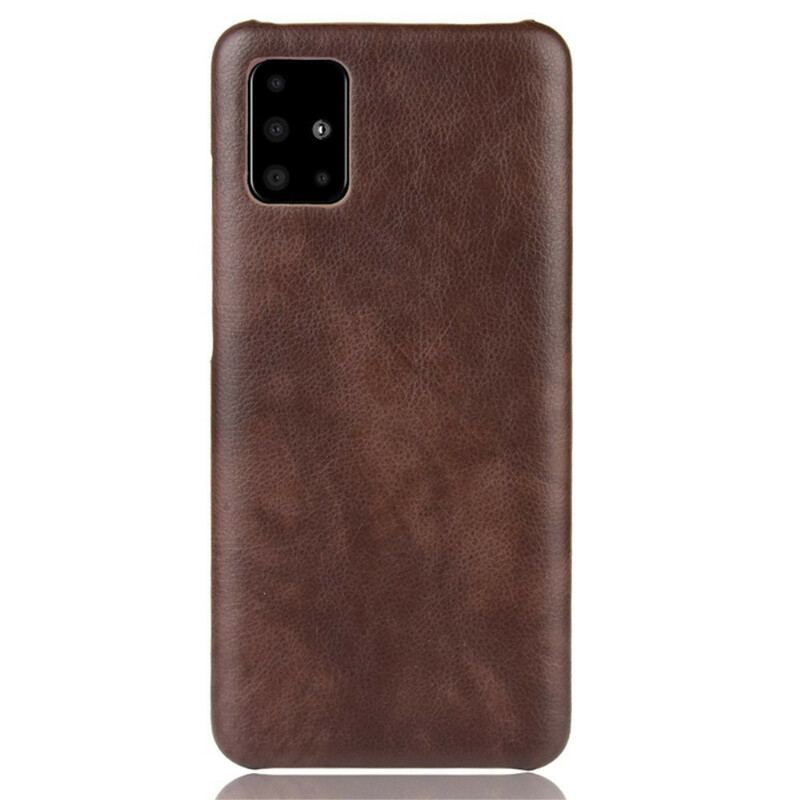 Capa Para Samsung Galaxy A51 Efeito Couro Lichia