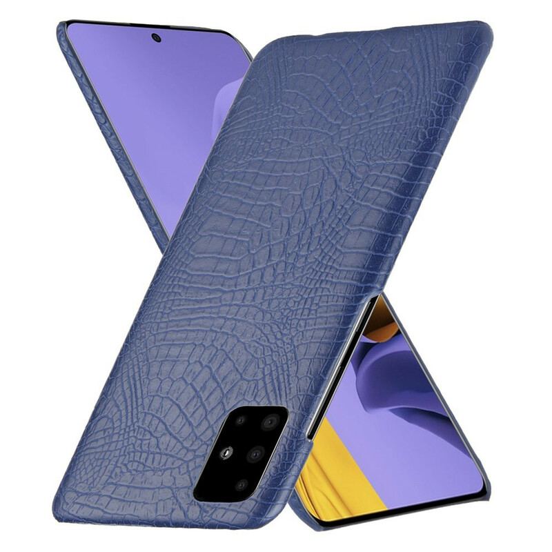 Capa Para Samsung Galaxy A51 Efeito Pele De Crocodilo