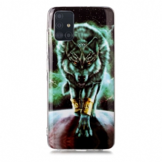 Capa Para Samsung Galaxy A51 Fluorescente Wolf Series