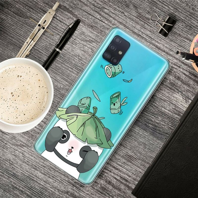 Capa Para Samsung Galaxy A51 Panda Malabarista