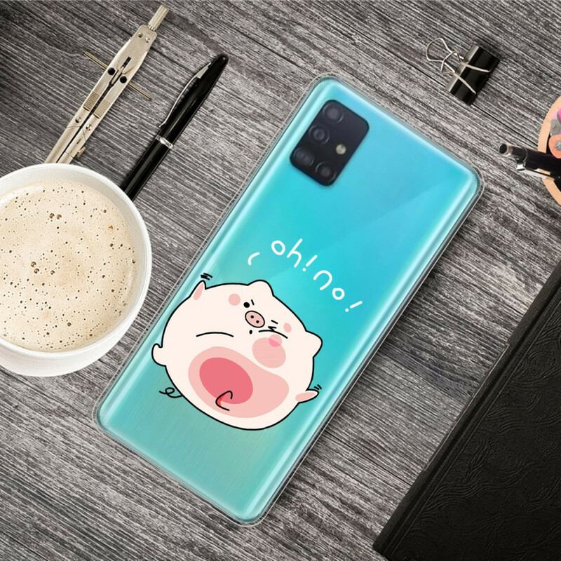 Capa Para Samsung Galaxy A51 Porco Gordo