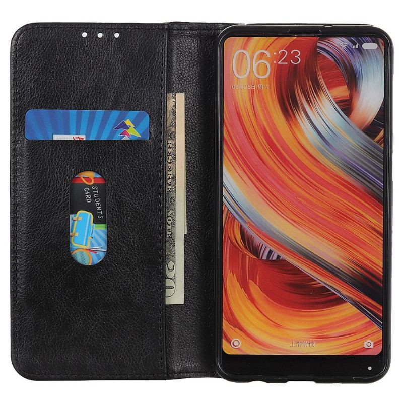 Capa De Celular Para Google Pixel 7A Flip Elegante Couro Rachado