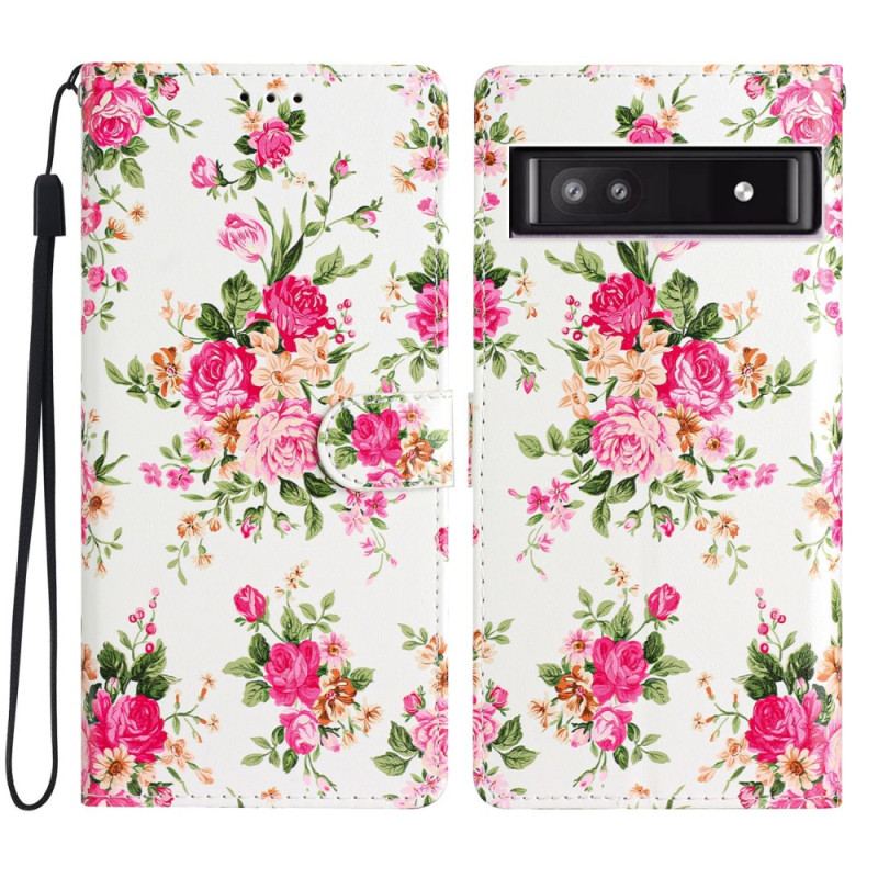 Capa De Celular Para Google Pixel 7A Flores Da Liberdade