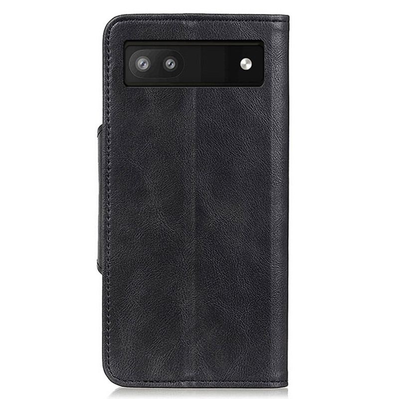 Capa Flip Para Google Pixel 7A Botão Magnético