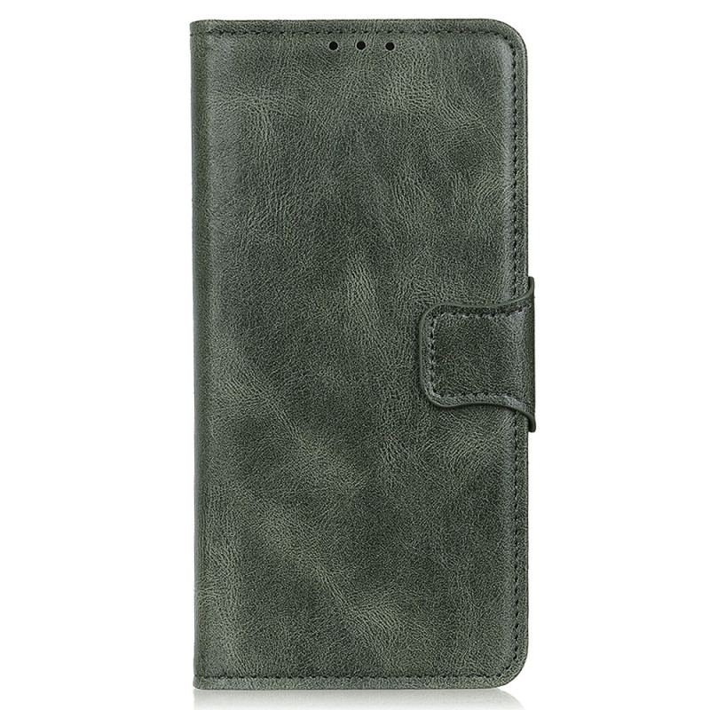 Capa Flip Para Google Pixel 7A Fecho De Couro Estilo Reversível