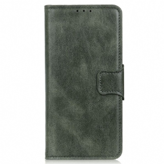 Capa Flip Para Google Pixel 7A Fecho De Couro Estilo Reversível