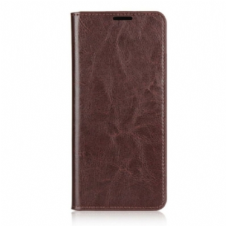 Capa De Celular Para Sony Xperia 10 II Flip Couro Legitimo