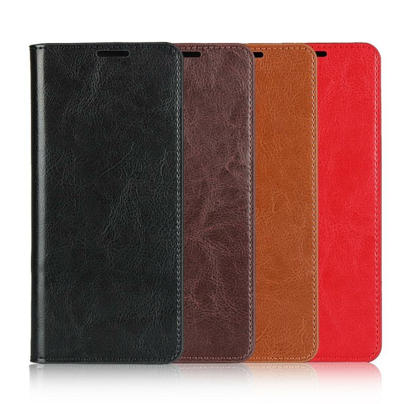 Capa De Celular Para Sony Xperia 10 II Flip Couro Legitimo