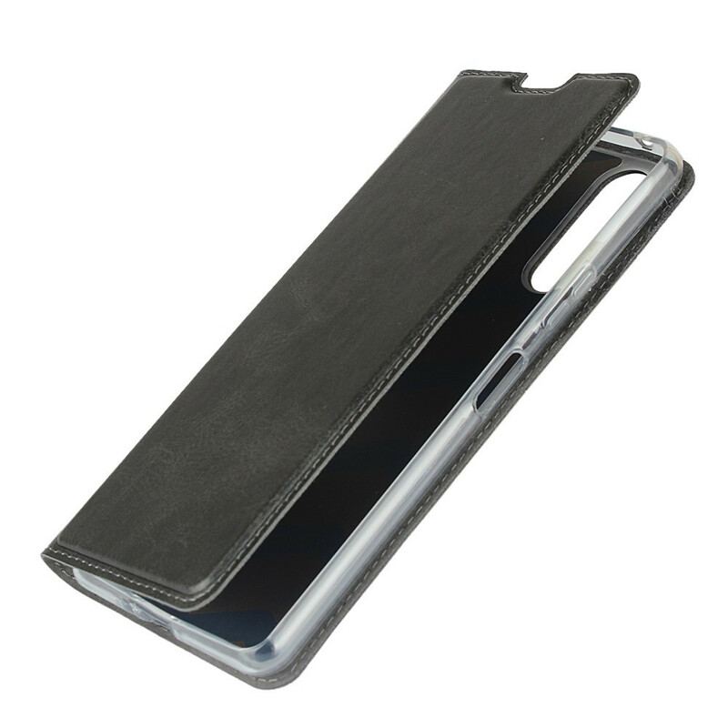 Capa De Celular Para Sony Xperia 10 II Flip Couro Sintético Com Alça